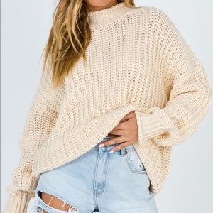 Princess Polly Chunky Knit Turtleneck Sweater